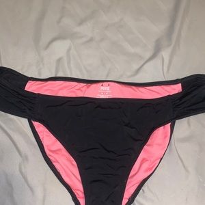 Pink by Victoria secret black bottoms